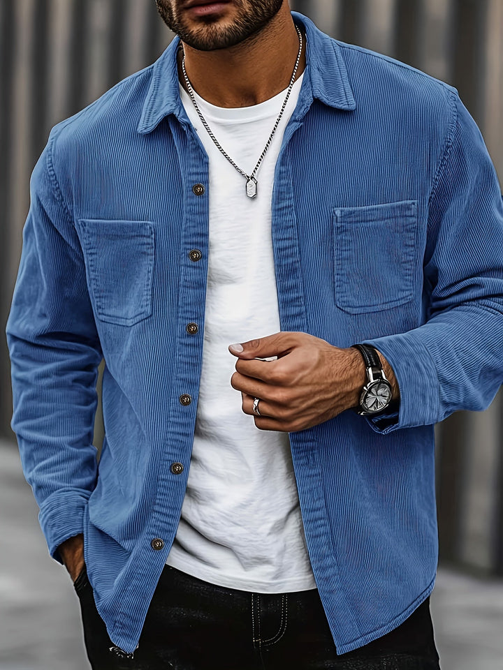 Bryce | Ribbed Textured Overshirt
