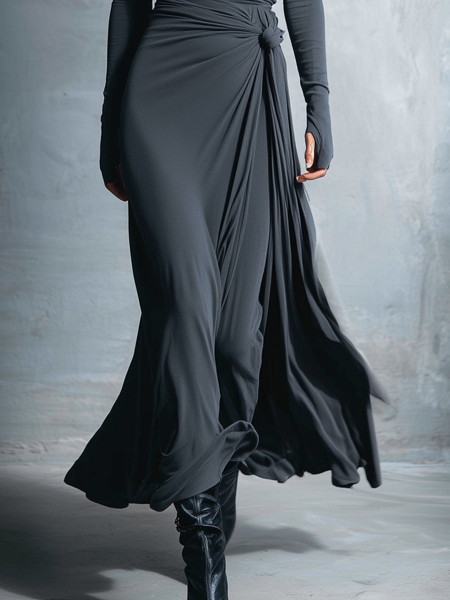 Vittoria · Maxi Dress with Side Knot