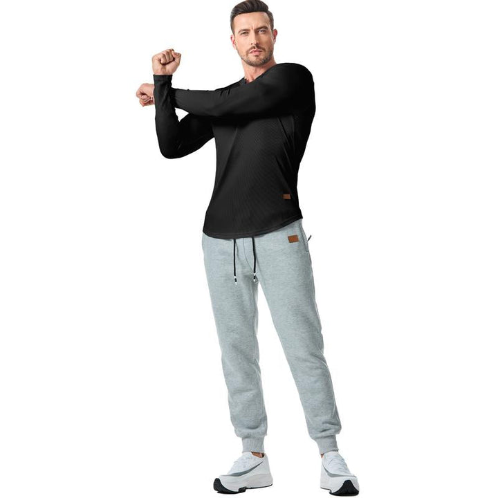 Elias | Athletic Ribbed Longline Top with Sculpted Fit for Men