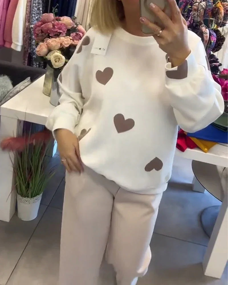 Anais - Sweater With Hearts