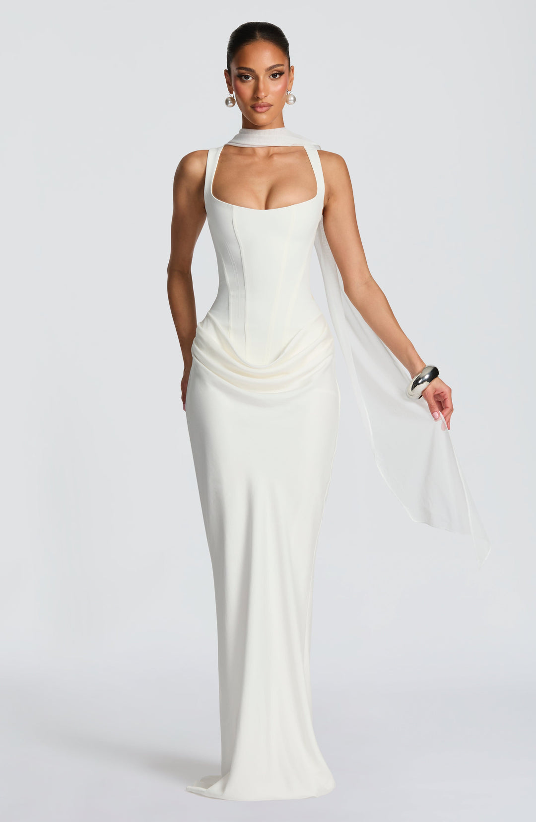 Luna - Square Neck Maxi Dress