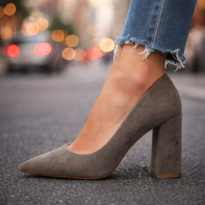 VIVIENNE VELVET HEELS