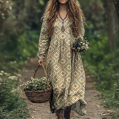 Iris™ - Vintage Floral Dress