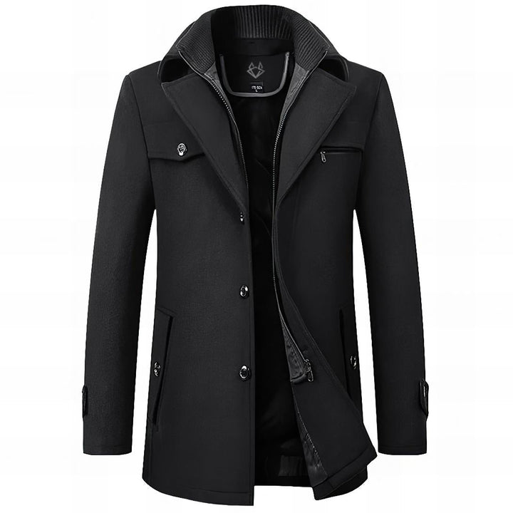 Elegant Structured Coat For Men
