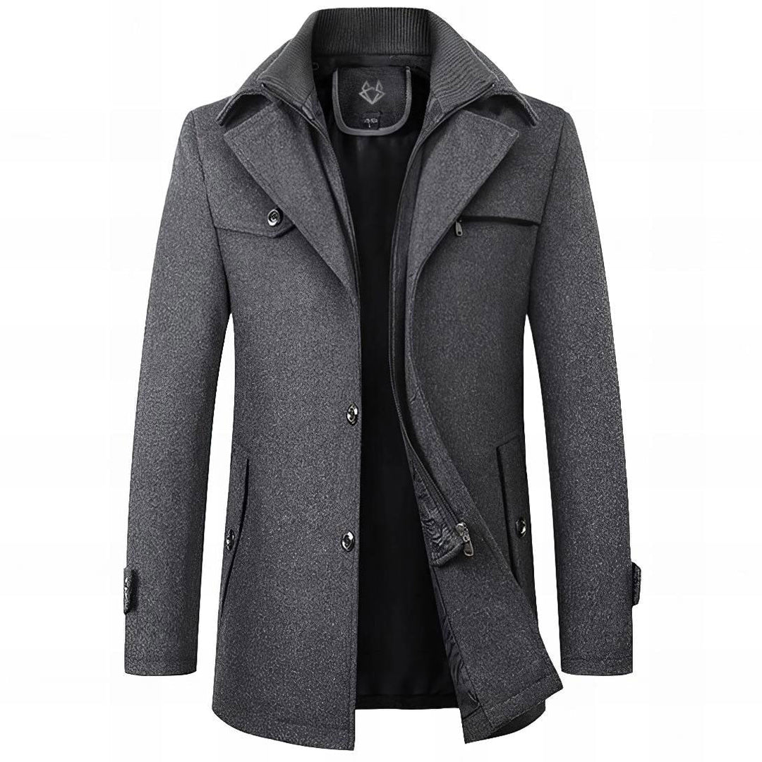 Elegant Structured Coat For Men