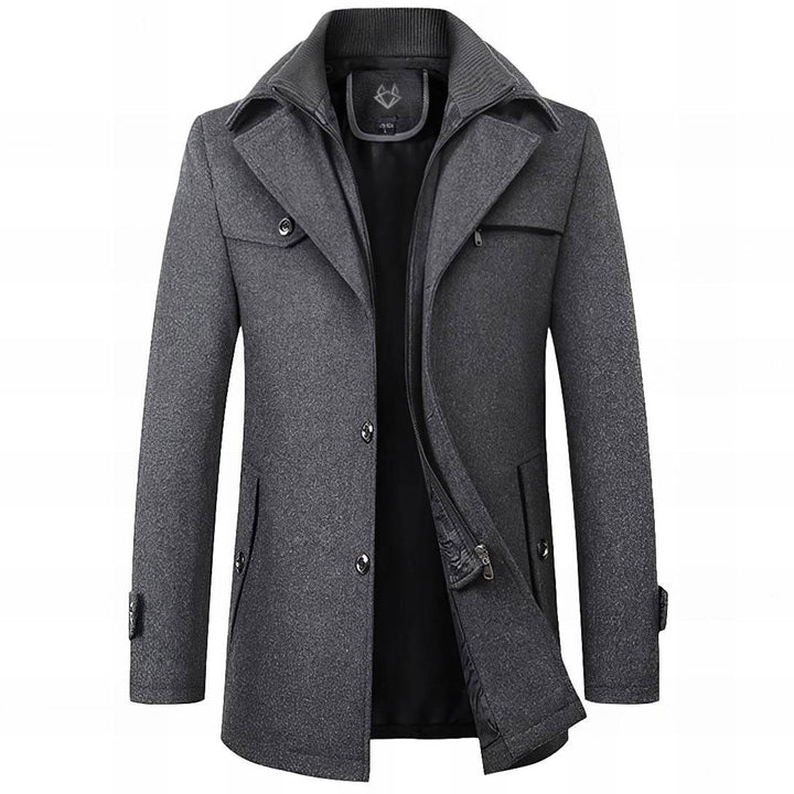 Elegant Structured Coat For Men