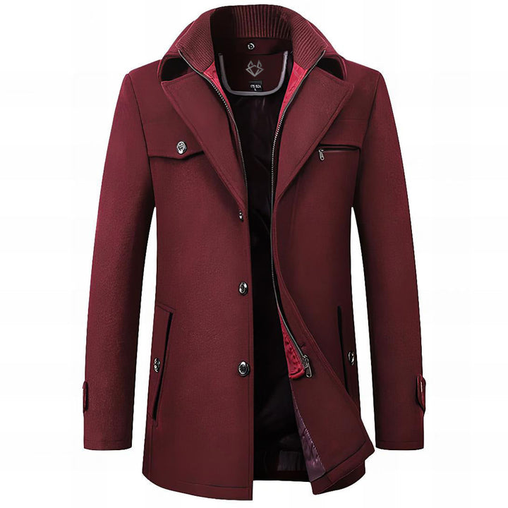 Elegant Structured Coat For Men