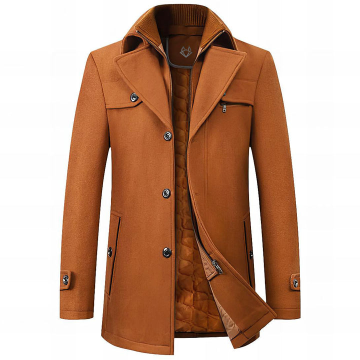Elegant Structured Coat For Men