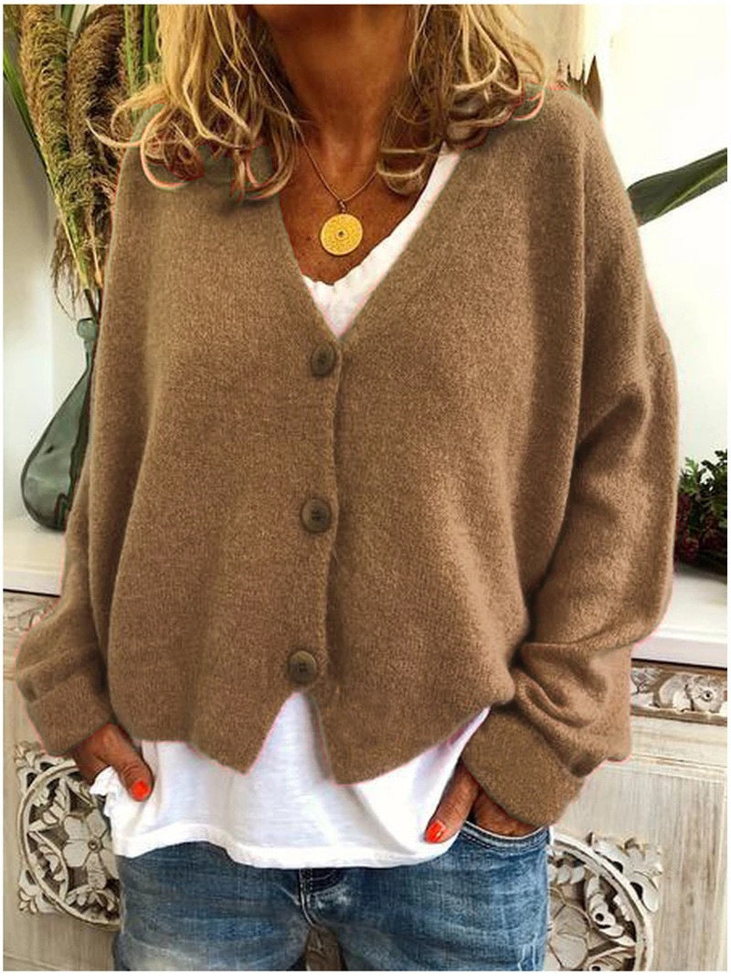 Elowyn | Soft Open-Front Cardigan with Relaxed Drape for Women