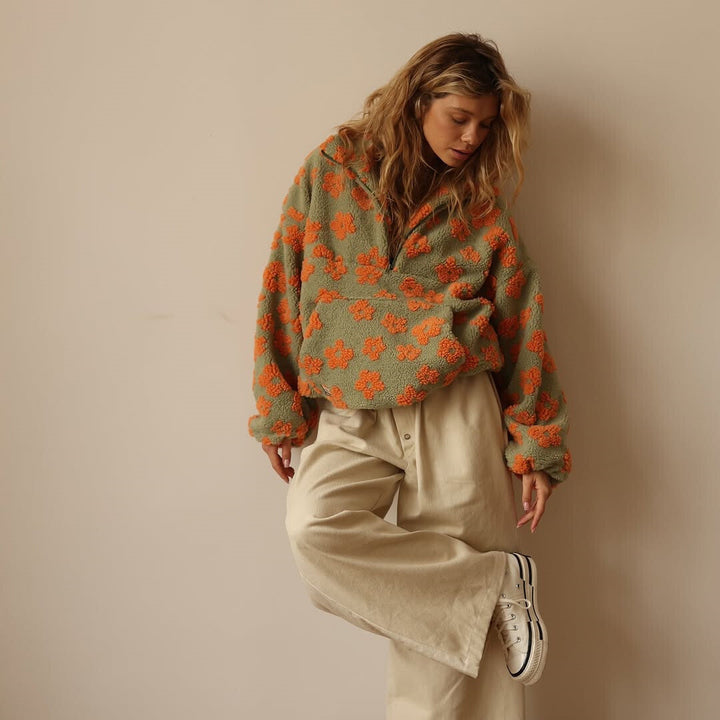 Suzan - Floral Print Sweater