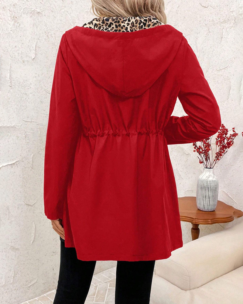 Jenn - Reversible Leopard Print Cardigan