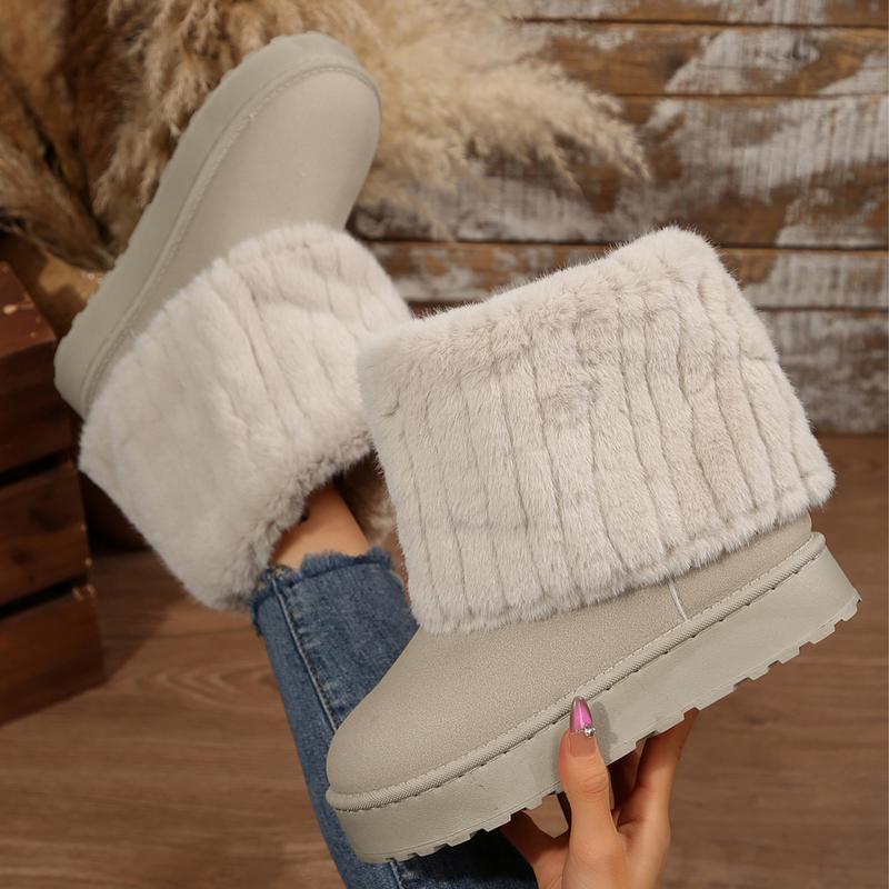 Willow | Faux Fur Lined Snow Boots with Fluffy Warm Interior for Women