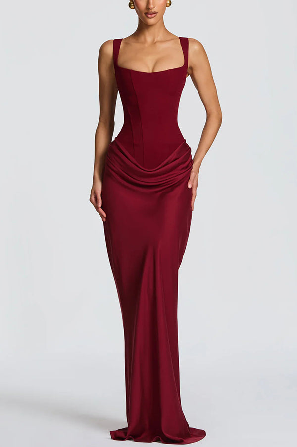 Luna - Square Neck Maxi Dress