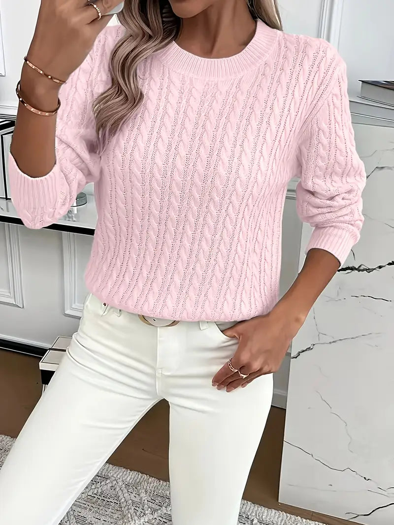 Zoe - Cable Knit Sweater