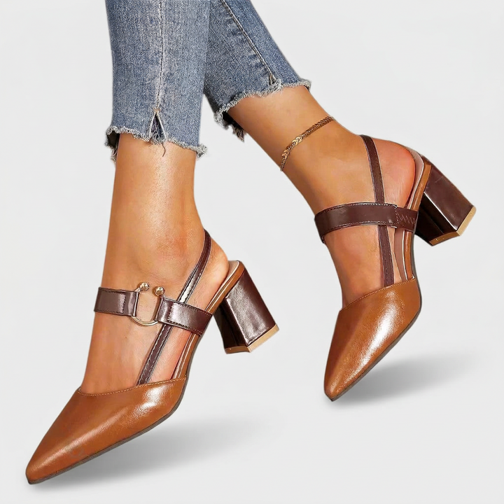 Nerys | Block Heel Shoes with Cushioned Footbed and Support for Women
