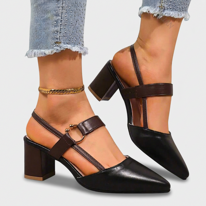 Nerys | Block Heel Shoes with Cushioned Footbed and Support for Women
