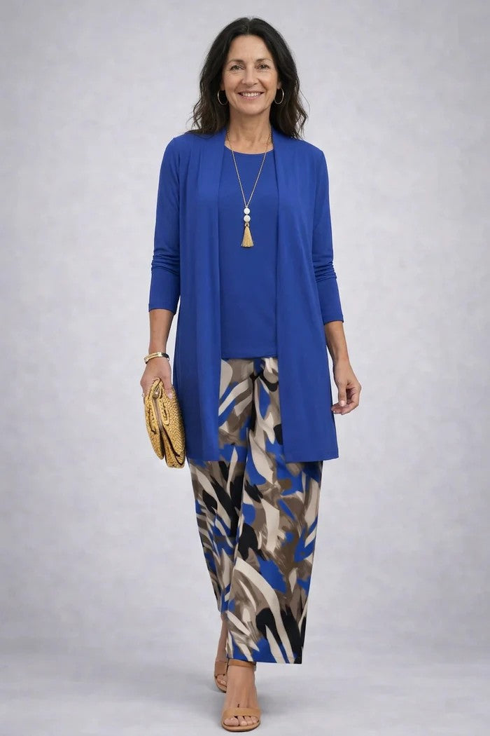 Jenilyn | Three Piece Set with Open Front Layer for Women