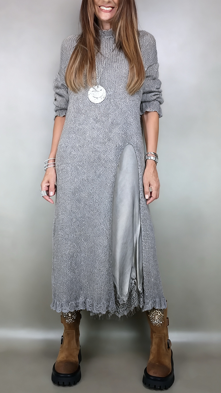 Laluna Long Sweater with Dress