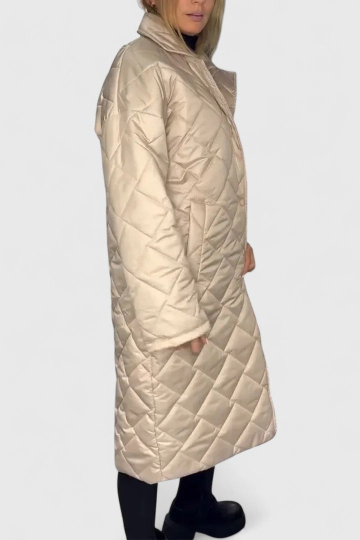 Elara | Reversible Quilted Coat with Two Wearable Faces for Women