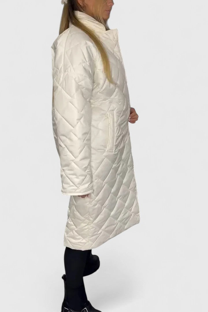 Elara | Reversible Quilted Coat with Two Wearable Faces for Women