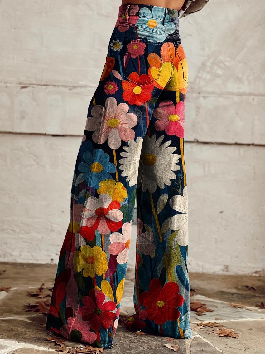 LÉNA™ | Elegant and Modern Floral Pants