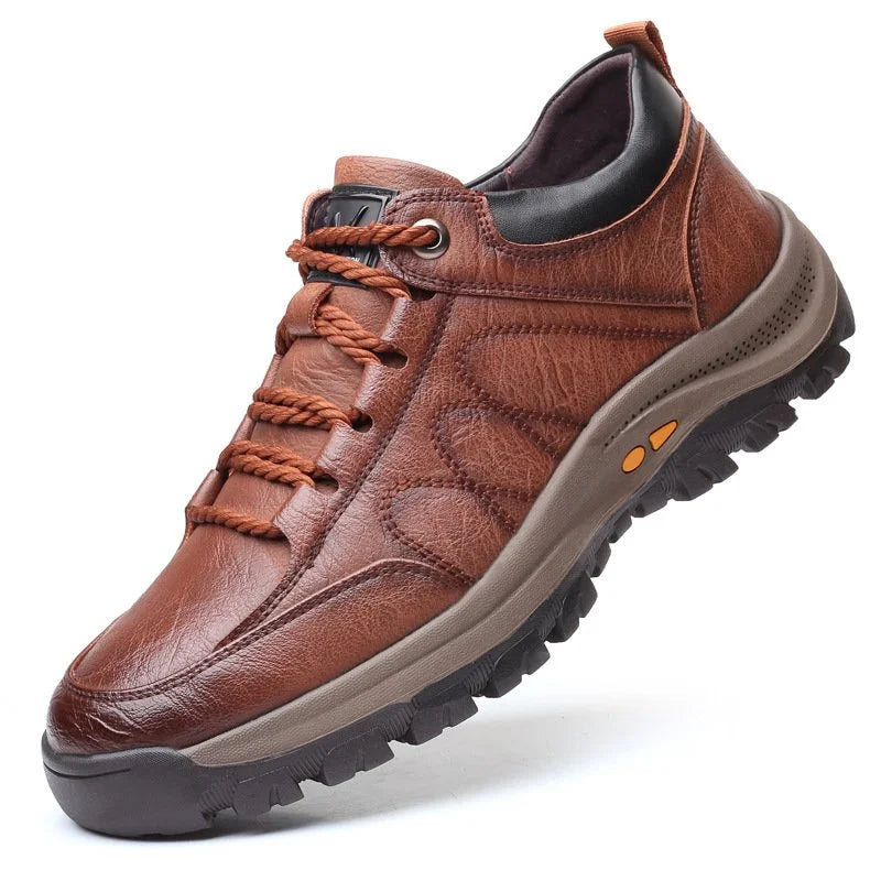 Matt | Handmade Leather Walking Shoes with Ergonomic Sole for Men