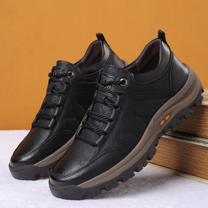 Matt | Handmade Leather Walking Shoes with Ergonomic Sole for Men
