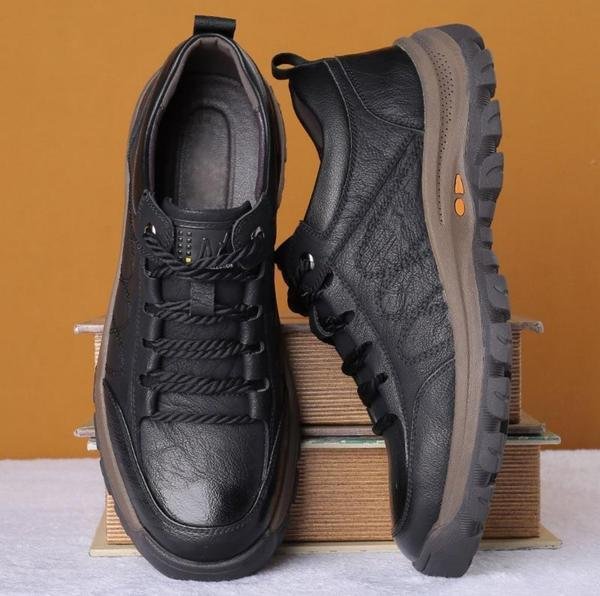 Matt | Handmade Leather Walking Shoes with Ergonomic Sole for Men