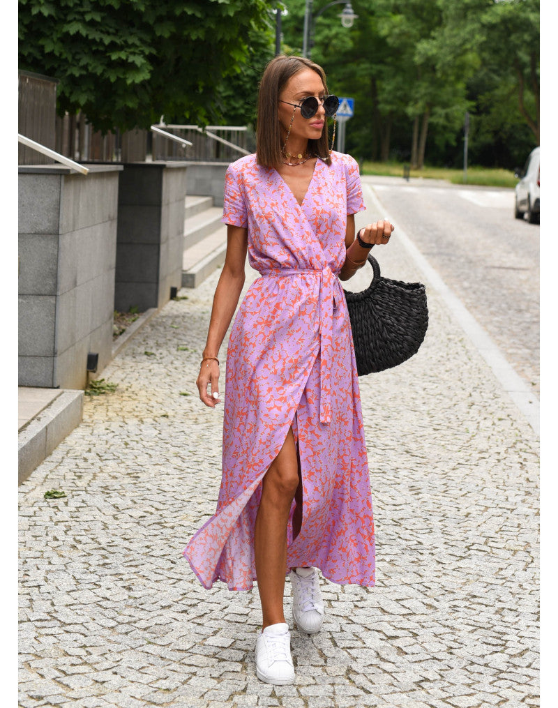 Yasmine - Stylish V-Neck Dress