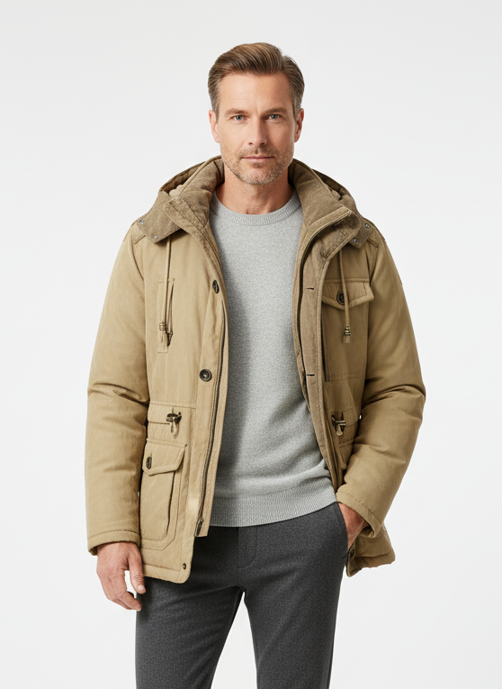 Carter | Insulated Jacket with Water Repellent Breathable Shell for Men
