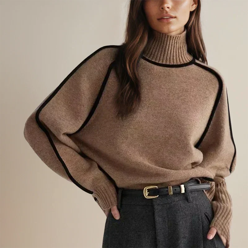 Faylin | Modern Turtleneck Sweater with Refined Detailing for Women