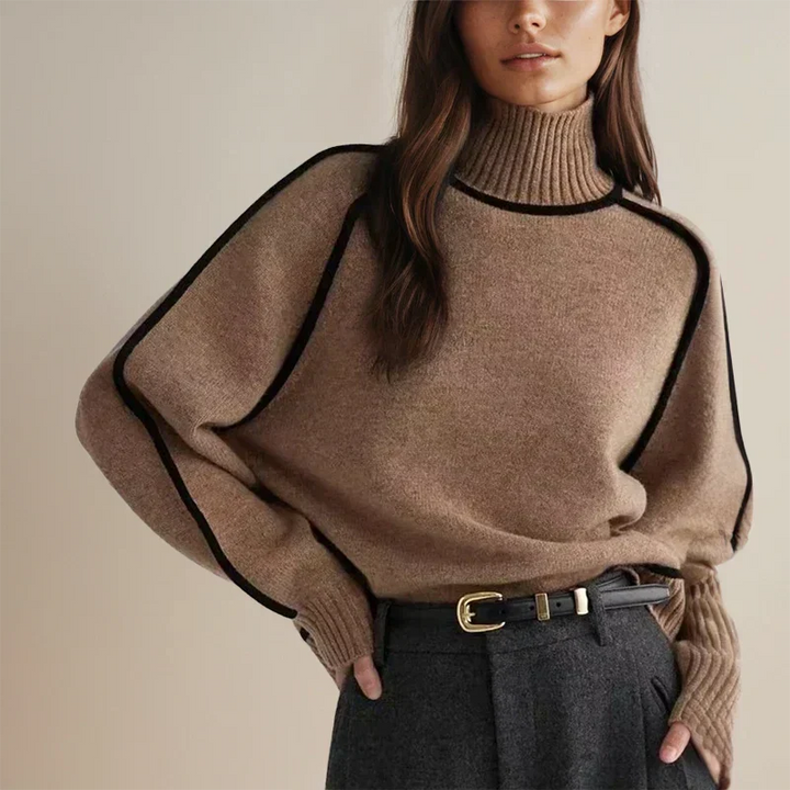 Faylin | Modern Turtleneck Sweater with Refined Detailing for Women