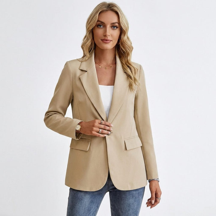 Astrid | Single-Breasted Blazer with Notch Lapel for Women