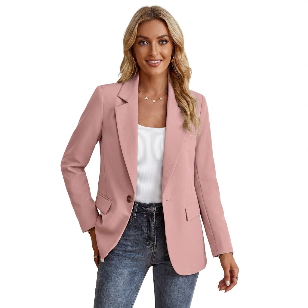 Astrid | Single-Breasted Blazer with Notch Lapel for Women