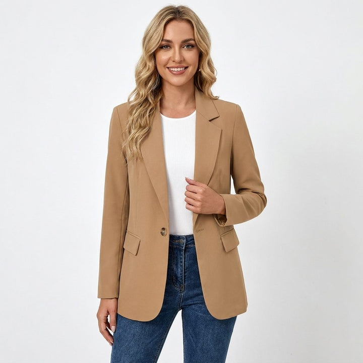 Astrid | Single-Breasted Blazer with Notch Lapel for Women