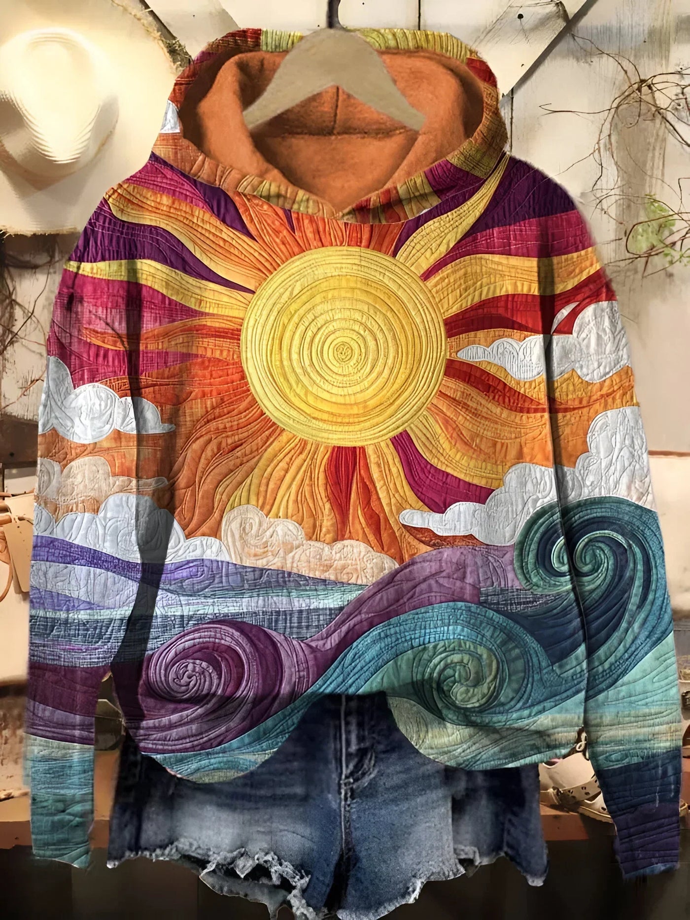 Sofie™ - Vintage Sunray Hoodie