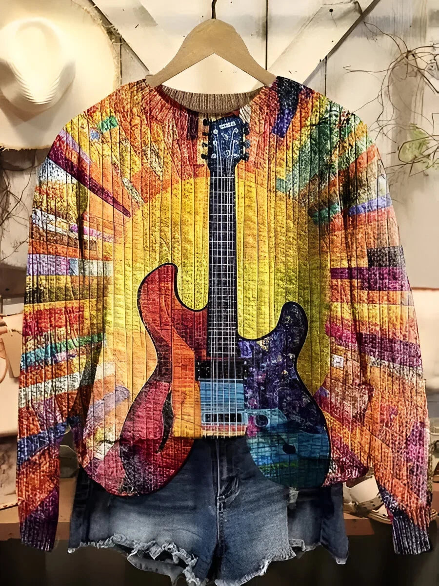 Tatum - Colorful Boho Style Sweatshirt