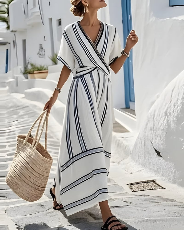 Carol | Tie-Waist Maxi Dress