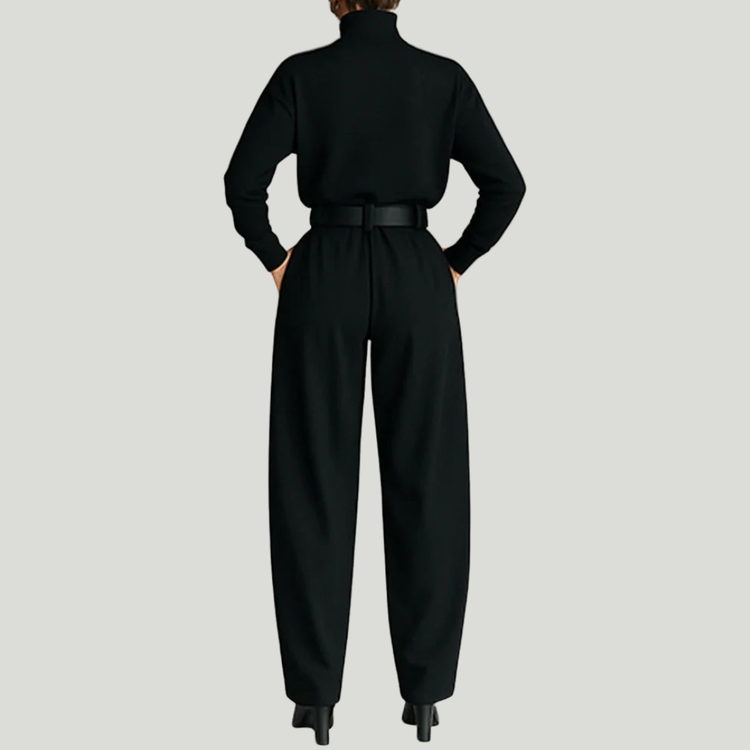 JULIET -Turtleneck &amp; Straight Leg Pants Set