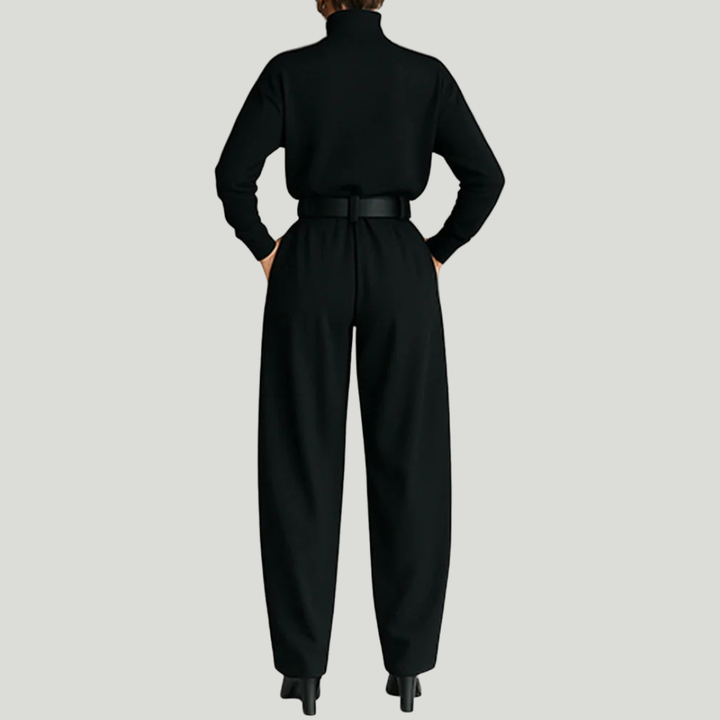 JULIET -Turtleneck &amp; Straight Leg Pants Set