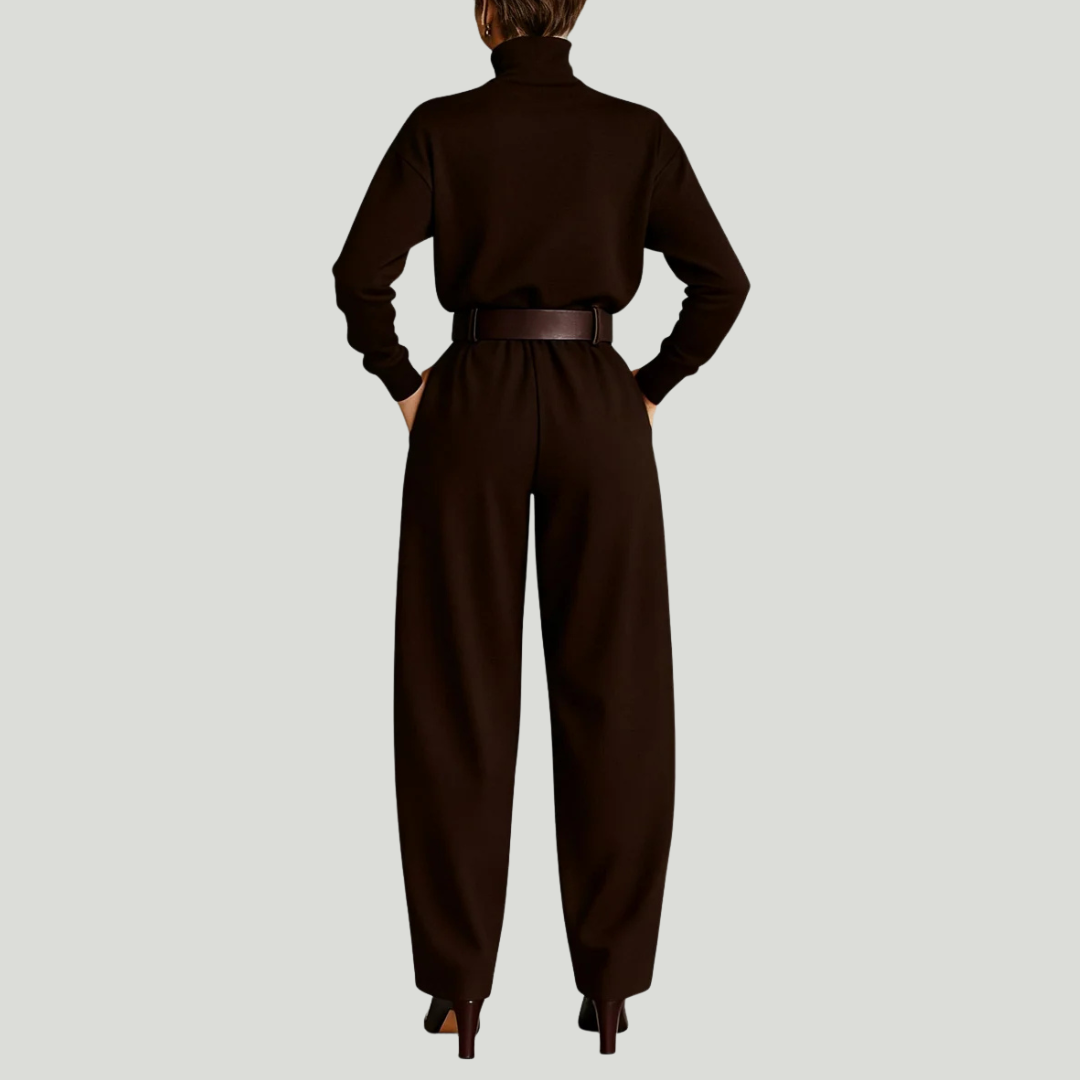 JULIET -Turtleneck &amp; Straight Leg Pants Set