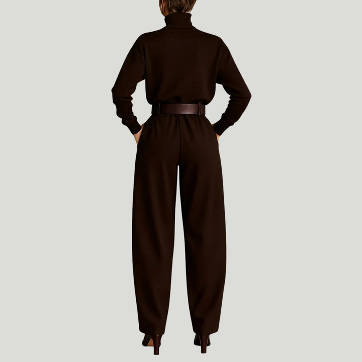 JULIET -Turtleneck &amp; Straight Leg Pants Set