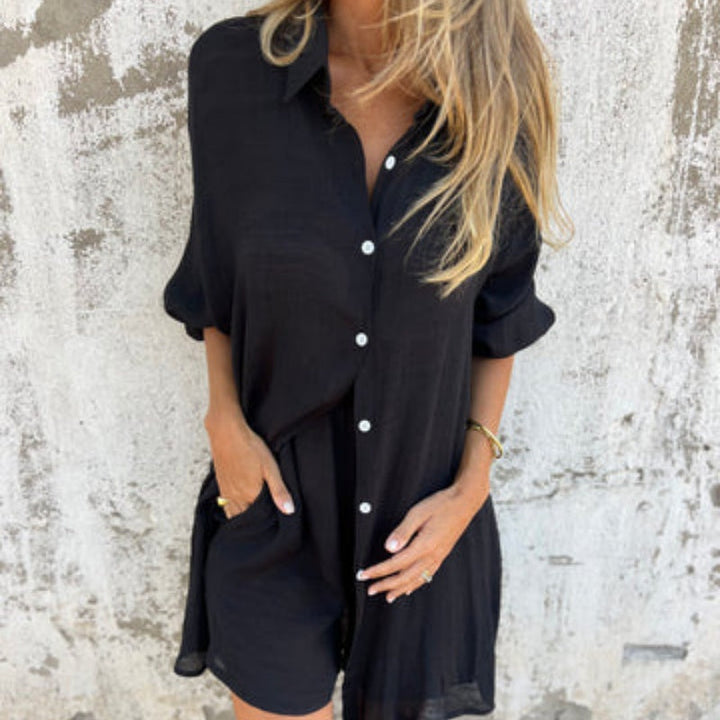Lyrie - Relaxed Polo Set