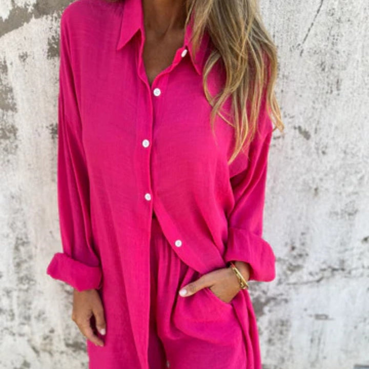 Lyrie - Relaxed Polo Set