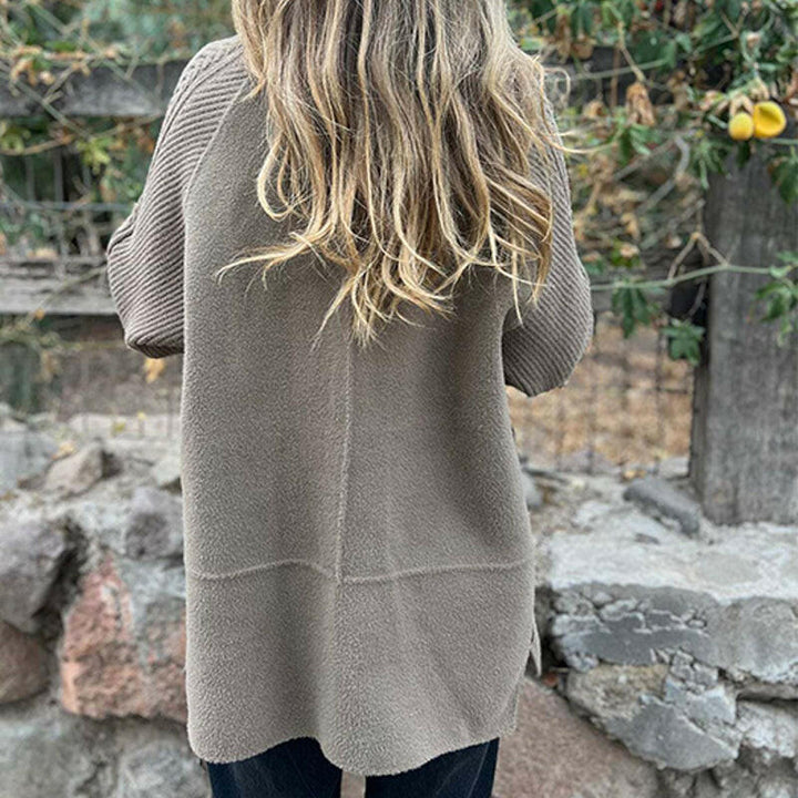 Isola | Mid Length Double Breasted Coat with Clean Lines for Women