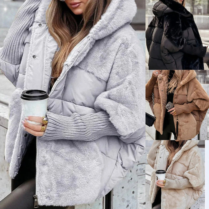 Marcelle | Faux Fur Puffer Jacket with Sleek Silhouette for Women