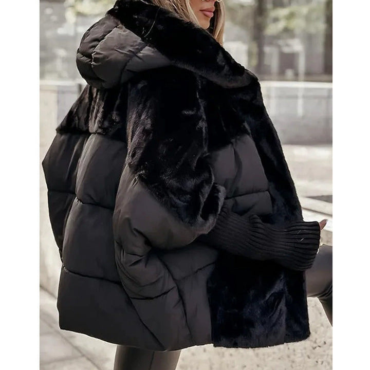 Marcelle | Faux Fur Puffer Jacket with Sleek Silhouette for Women