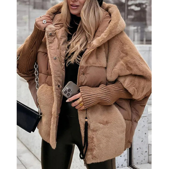 Marcelle | Faux Fur Puffer Jacket with Sleek Silhouette for Women