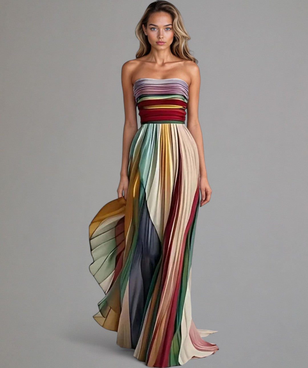 Flora™ - Sleeveless Colored Dress