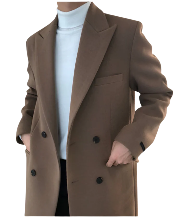 Elegant Lined Coat For Men
